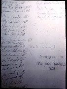 S0740 Yankees signatures